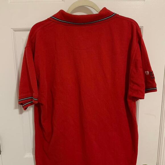 Vintage Red Nebraska Huskers Polo Shirt Size Medium - Picture 5 of 6